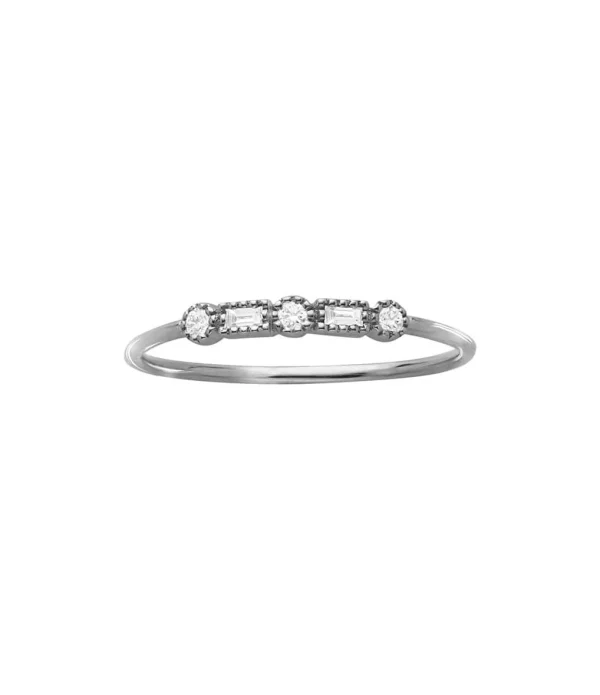 STONE PARIS Bague Simple Serenity Or Diamants 5