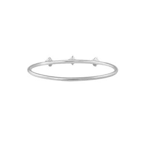 VANRYCKE Bague Stardust 3 Diamants Or Blanc 10