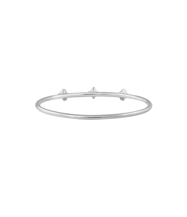 VANRYCKE Bague Stardust 3 Diamants Or Blanc 4
