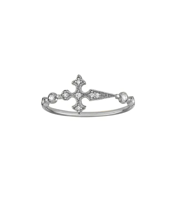 STONE PARIS Bague Blood Diamonds PM Or Noir 1