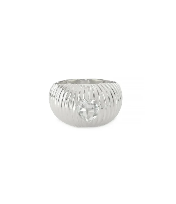 TITYARAVY Bague Prema Topaze Blanche Argent 1
