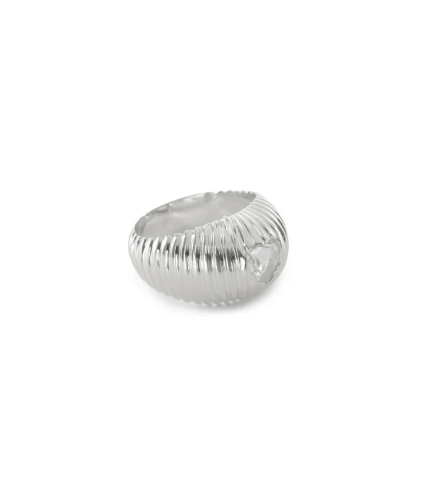 TITYARAVY Bague Prema Topaze Blanche Argent 3