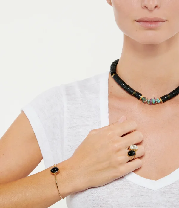 VADI JEWELS Bague Scarabée Onyx Noir 3