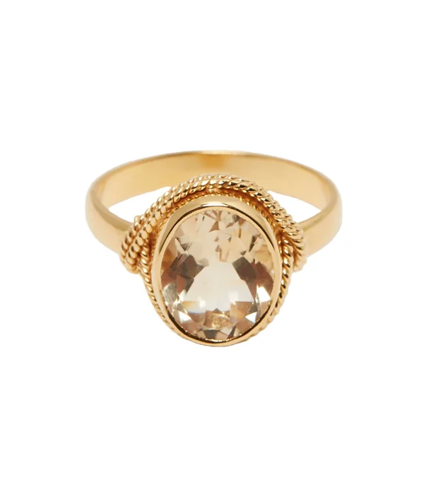 VADI JEWELS Bague Mignonnerie Sphynx Citrine 1