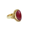 VADI JEWELS Bague Sphinx Cabochon Rubis Teinté 28