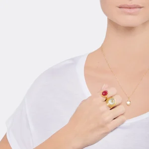 VADI JEWELS Bague Sphinx Big Rubis Teinté 6