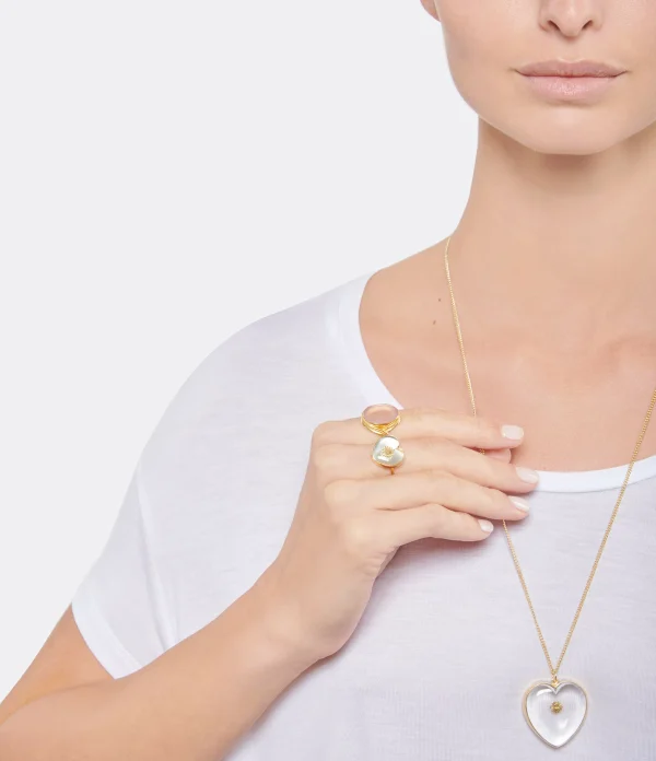 VADI JEWELS Bague Petit Cœur Cristal 3