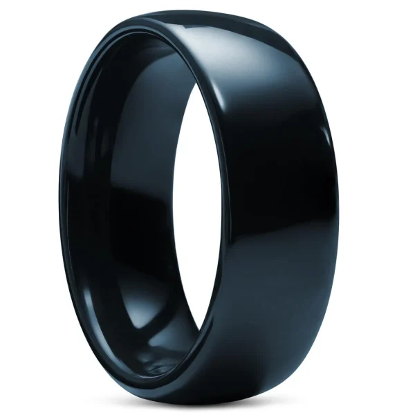 Lucleon Bague En Céramique Turquoise Foncée 1